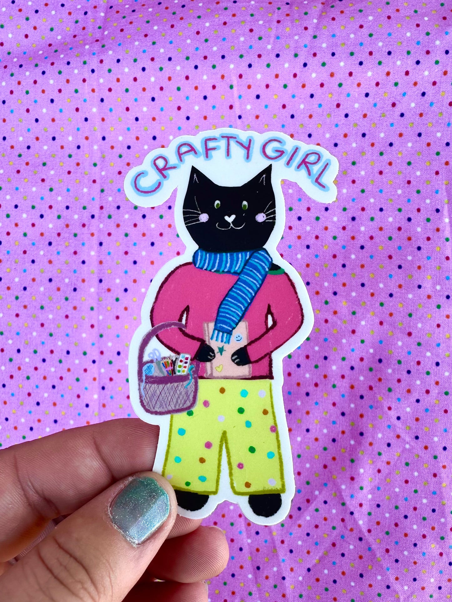 Crafty Girl Sticker