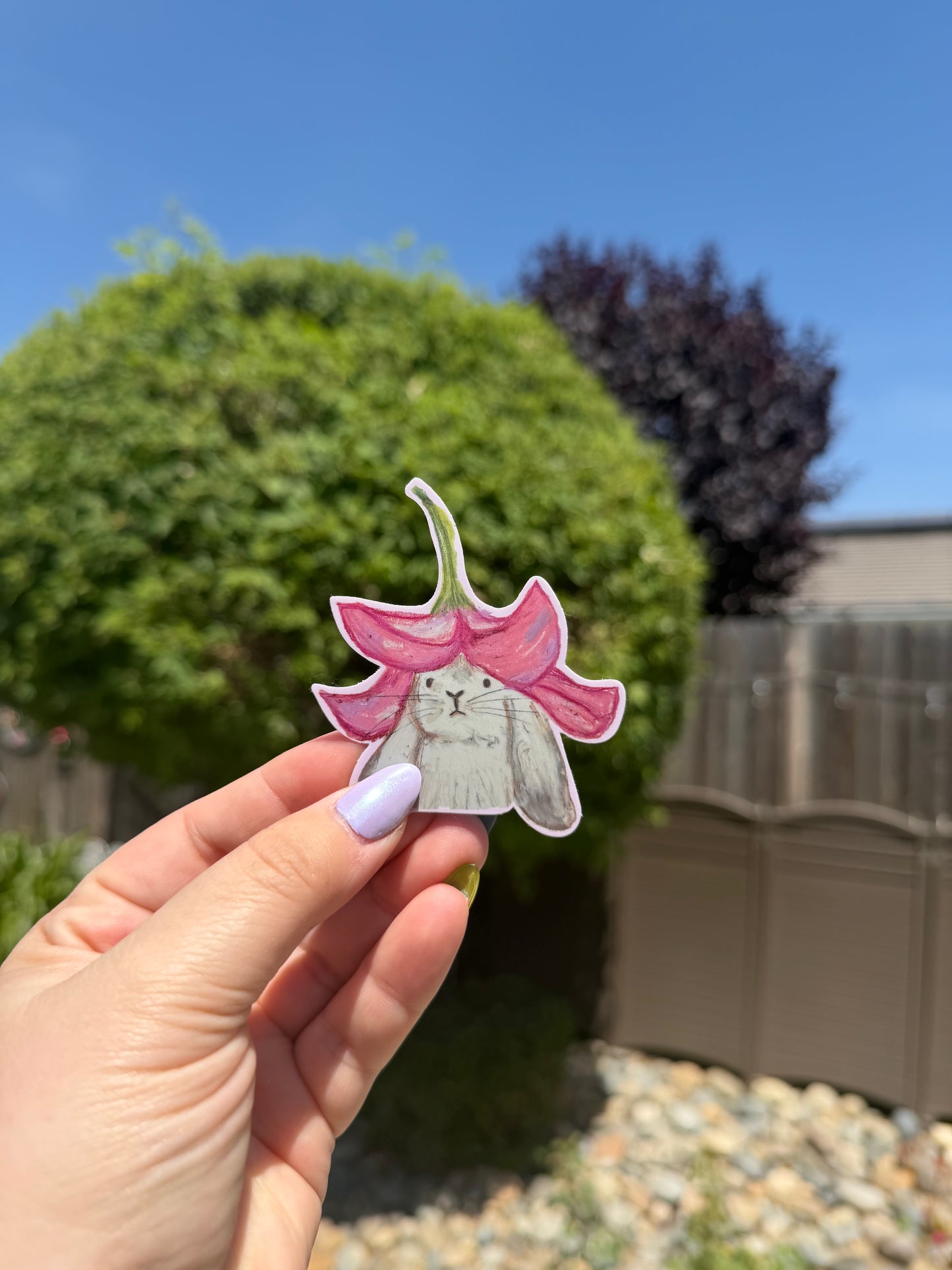 Spring Bunny Sticker