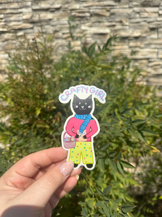 Crafty Girl Sticker