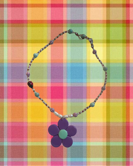 Lady bug necklace